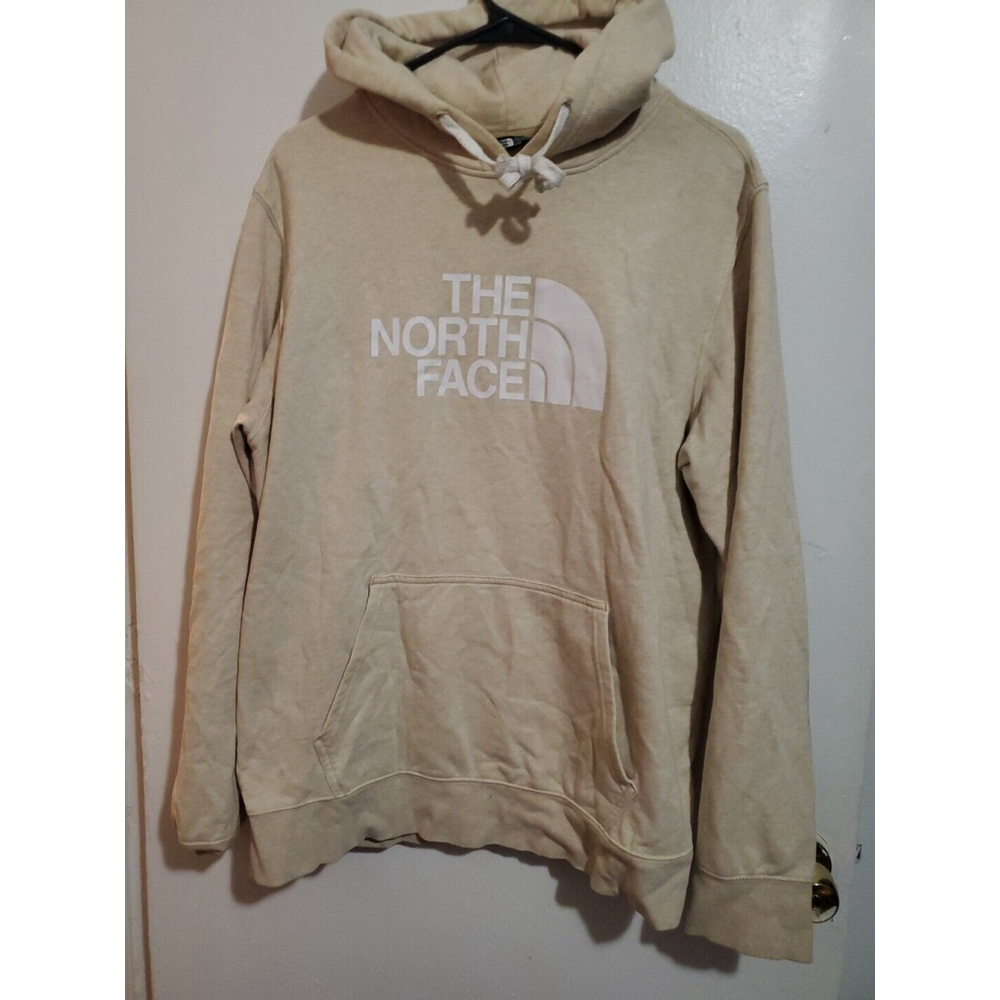 The North Face Dome Pullover Hoodie Cream Sweatshirt Men’s Size L